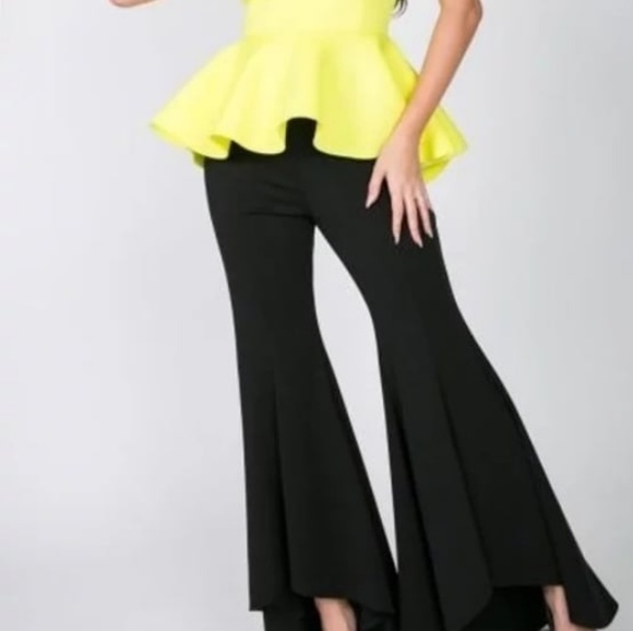 CQbyCQ ❤Flare Hi-Lo Pants - 1 Left - Size XL - Picture 2 of 6